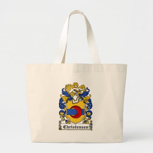 Christensen Family Crest Large Tote Bag