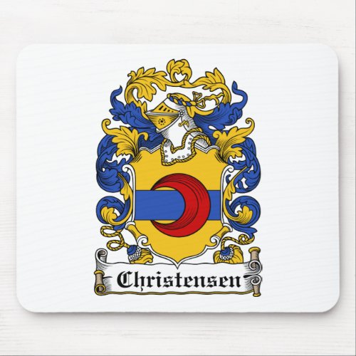 Christensen Family Crest Mouse Pad