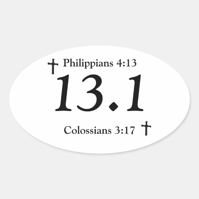 Christian 13.1 Sticker (Front)