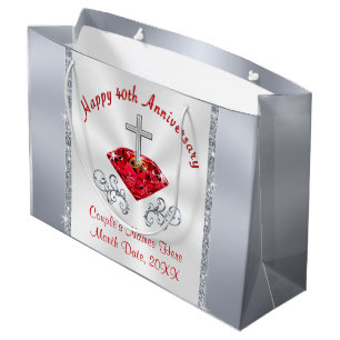 Christian 40th Wedding Anniversary Gift Bags