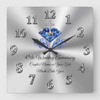 Christian 45th Wedding Anniversary Gifts Customize
