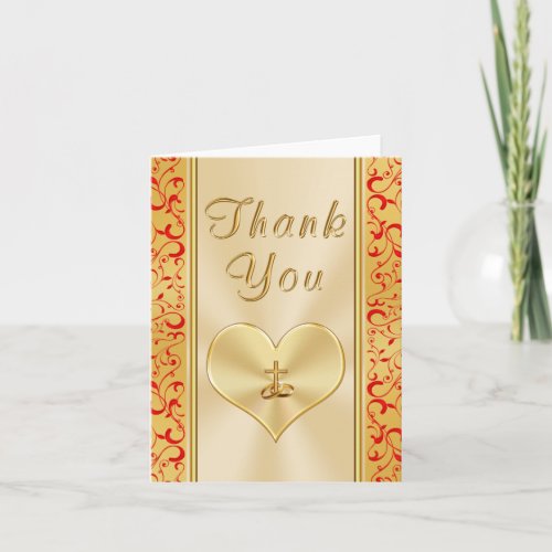 Christian 50th Wedding Anniversary Thank You Notes