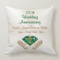55 Years 55th Anniversary Throw Blanket Gifts, Gift For 55th Weddin