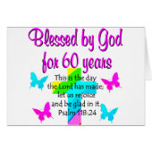 CHRISTIAN 60 YEAR OLD PRAYER (Front Horizontal)