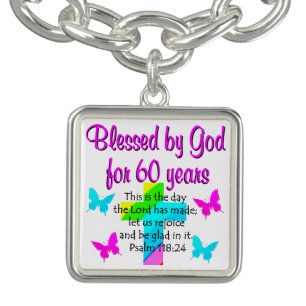 CHRISTIAN 60 YEAR OLD PRAYER BRACELET