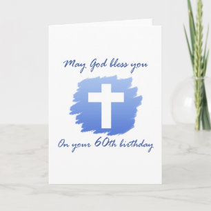 Christian 60th Birthday Card