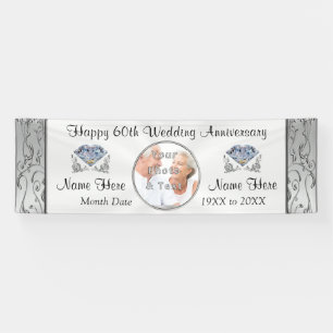 Christian 60th Wedding Anniversary Banners