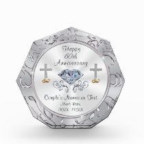 Christian 60th Wedding Anniversary Presents Acrylic Award Christian 60th Wedding Anniversary Presents Acrylic Award