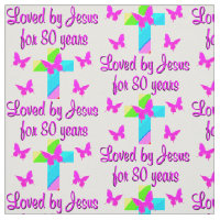 CHRISTIAN 80TH BIRTHDAY CROSS DESIGN