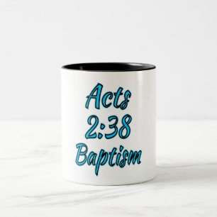 Christian Acts 2:38 Mug
