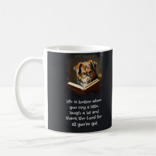  Christian Advice Fun Wise Dog Life is Better Coffee Mug