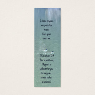 Christian Affirmation Quote & Scripture BookMark