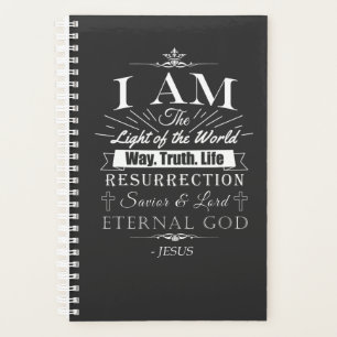 Christian Amazing Bible Claims of Jesus: I AM Planner
