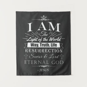 Christian Amazing Bible Claims of Jesus: I AM Tapestry