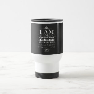 Christian Amazing Bible Claims of Jesus: I AM Travel Mug