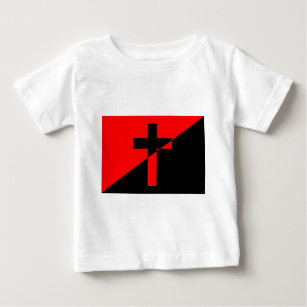 Christian Anarchist Anarchy Christianity Flag Baby T-Shirt