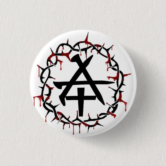 Christian Anarchy Button (Front)