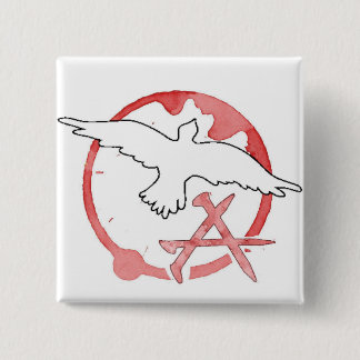 Christian Anarchy Pinback Button