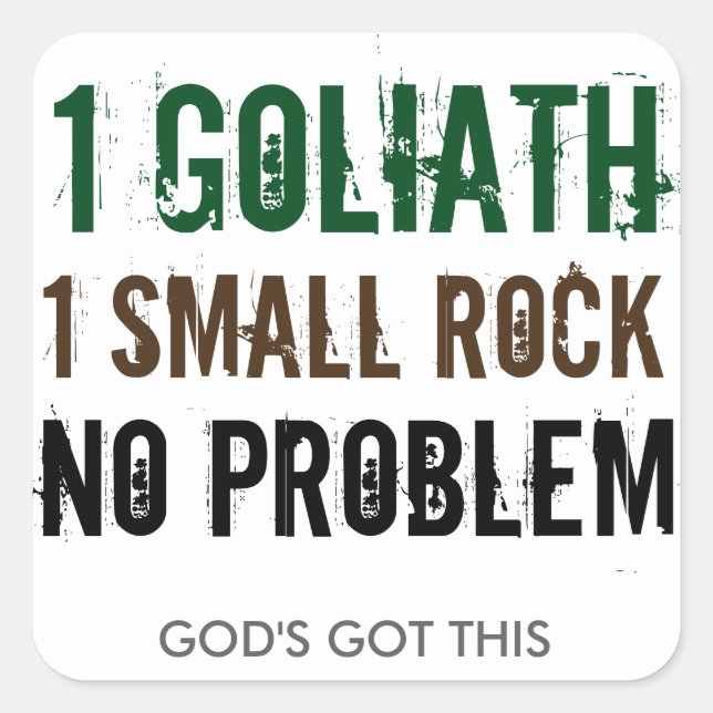 Christian and Cool Stickers from God's Got This! (Front)