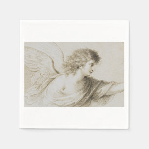 Christian angel by Francesco Bartolozzi Napkins