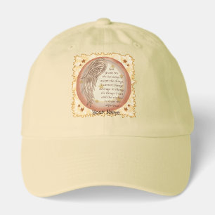 Christian Angel Serenity Prayer Hat