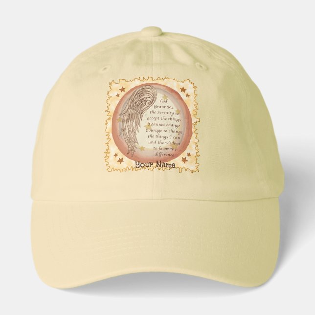 Christian Angel Serenity Prayer Hat (Front)