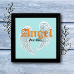 Christian Angel Wings Jewelry Box<br><div class="desc">Christian Angel Wings Jewelry Box by ArtMuvz Illustration. Matching Customizable angel gifts and apparel.Angel gifts are a thoughtful and meaningful way to show someone you care. Whether you're looking for a gift for a friend, family member, or loved one, there's an angel gift that's perfect for them.Angel gifts can be...</div>