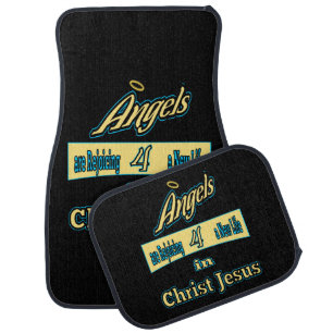 Christian Angels Are Rejoicing Car Floor Mat Set