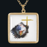 *~* Christian AP16 Eagle Cross Patriot USA Flag Gold Plated Necklace<br><div class="desc">(Search AP16 for similar theme items) Feel free to transfer. JEWELRY WITH INTENTION (R) - Energetically Enhanced Jewelry (((((((( copy paste this link for my USA patriot collection https://bit.ly/3QsVQy0 )))))))))) You can edit , move resize the various elements of this design. Just go to Personalization - > and find the...</div>