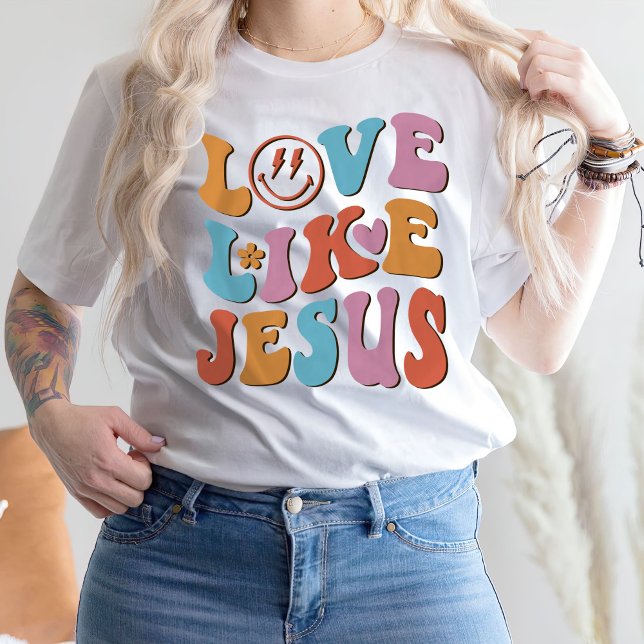 Christian Apparel,Christian Shirts,Love Like Jesus T-Shirt (Creator Uploaded)