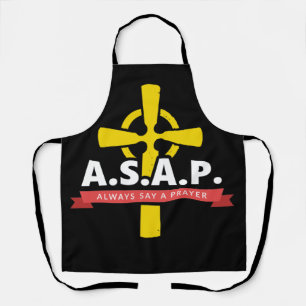 Christian Apron - Always Say A Prayer