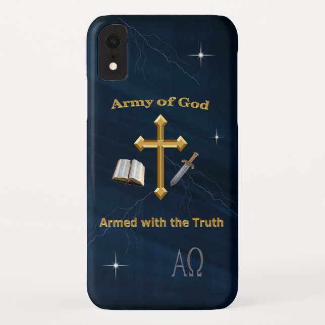 Christian Army of God Case-Mate iPhone Case (Back)
