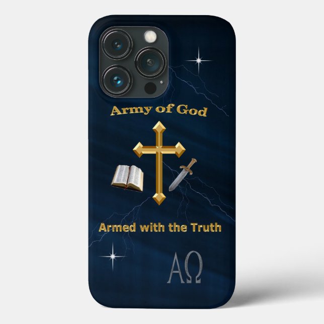 Christian Army of God Case-Mate iPhone Case (Back)