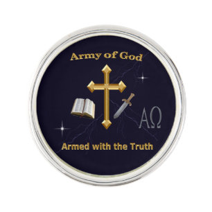Christian Army of God Lapel Pin