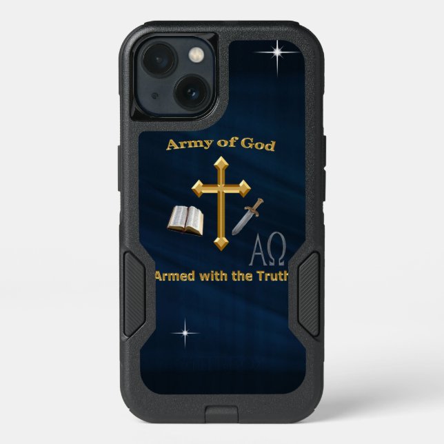 Christian Army of God Otterbox iPhone Case (Back)
