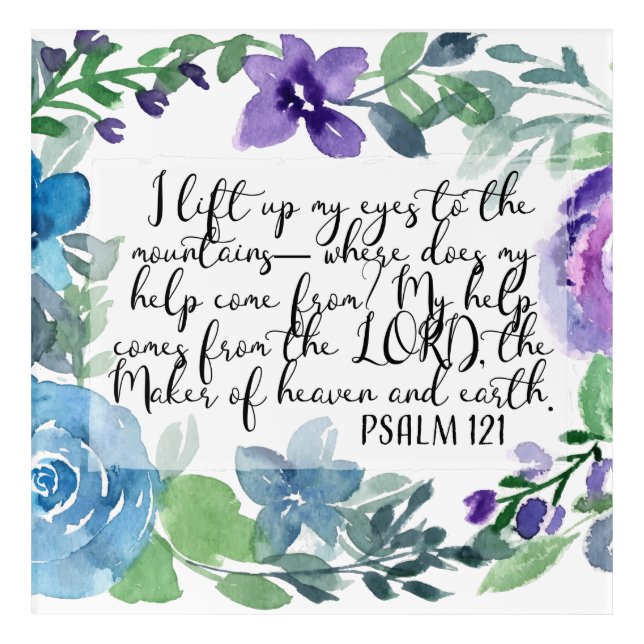 Christian art Psalm 121 (Front)