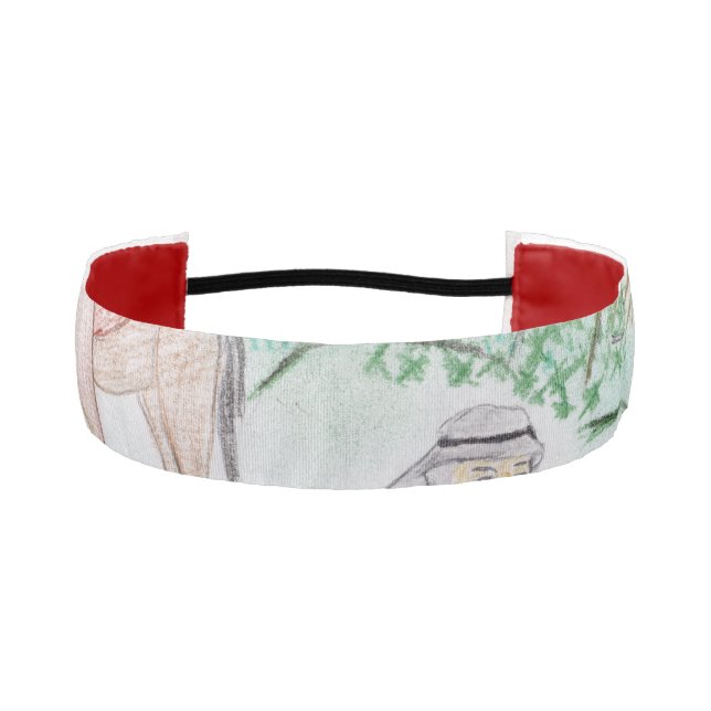Christian Artwork The good Samaritan Athletic Headband (Front)