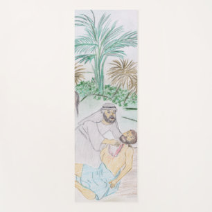Christian Artwork The good Samaritan Yoga Mat