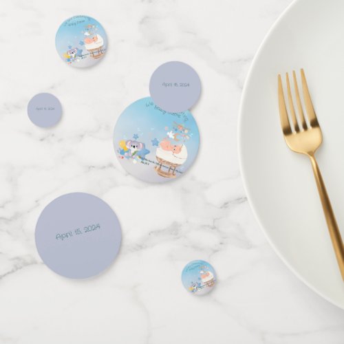 Christian Baby Baptism Table Confetti