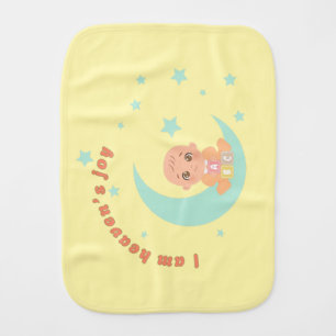 Christian Baby Burp Cloth - I Am Heaven’s Joy