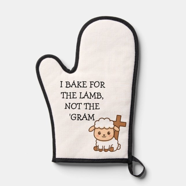 Christian Baking Oven Mitt for Women (Front)