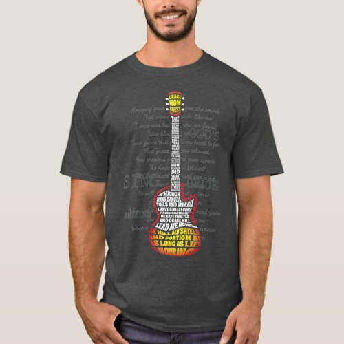 Christian Band Amazing Guitar Grace Premium T_Shirt