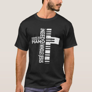 Christian Band Musician Rock Music Piano Premium T-Shirt