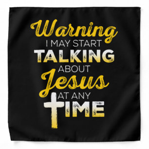 Christian Bandana - Start Talking About Jesus