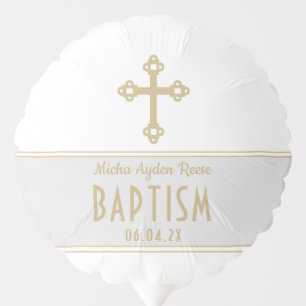 Christian Baptism party custom balloon