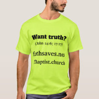 Christian & Baptist evangelistic / gospel T-shirt