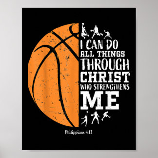Christian Basketball S Men Boys Kids Religious Gif Poster