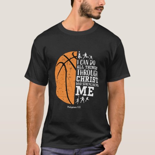 Christian Basketball Shirt I Can Do All Things Phi