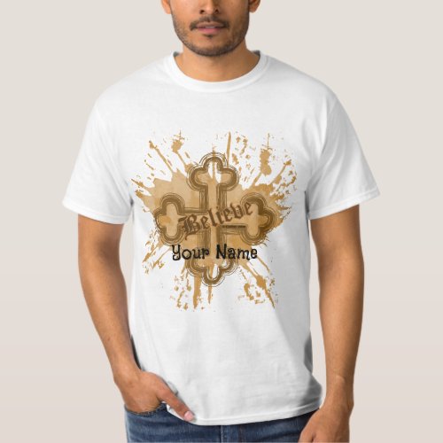 Christian Believe Cross T_Shirt