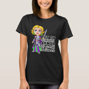 Christian Bible Motivation Armor of God Ephesians T-Shirt